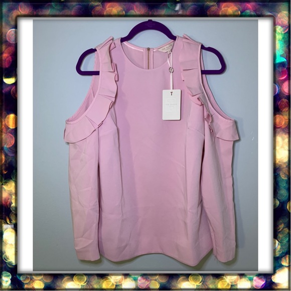 {Ted Baker} London Steffe Ruffled top - Picture 3 of 16